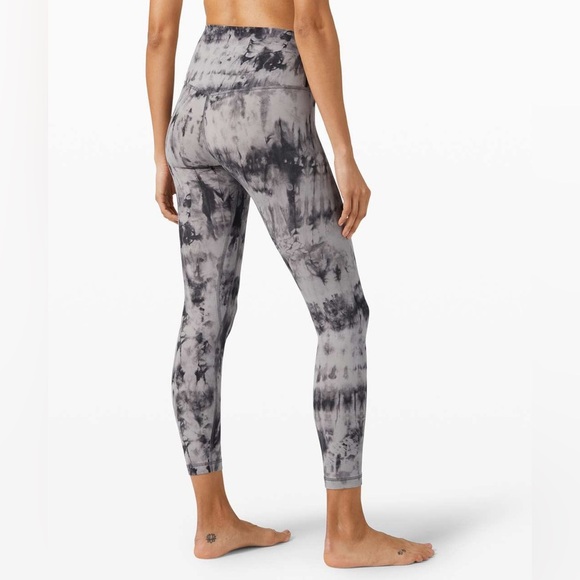 Lululemon Align Pant II 25" in Game Day Dark Chrome Black Multi Size 6 - Picture 5 of 8